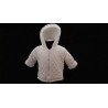 White Fleece Lined Baby Jacket style J01