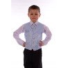 Boys Blue  4 Piece Pageboy Waistcoat Set style Ricardo01