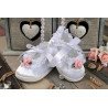 Baby Girl White/Pink Christening/Baptism Shoes Style PRINCESS III