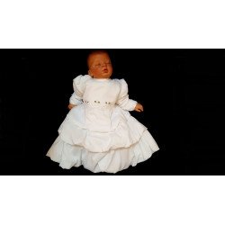 3 pcs White Christening Baby Girl Outfit style Wch01