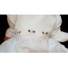 3 pcs White Christening Baby Girl Outfit style Wch01