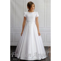 Simple Elegant Handmade First Holy Communion Dress style Demi