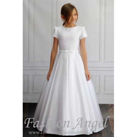 Simple Elegant Handmade First Holy Communion Dress style Demi