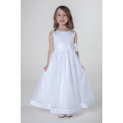 Flower Girls / Special Occasions Dress in White Style V340