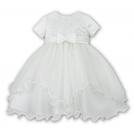 Sarah Louise Ivory Ballerina Length Flower Girls/Special Occasions Dress Style 070055-2