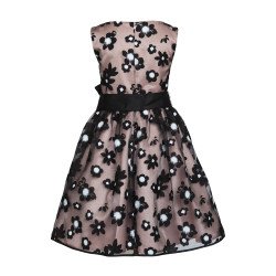 Beautiful Pink and Black Confirmation/Special Occasion Dress Style 17/J/17