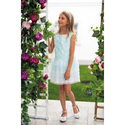 Light Turquoise&Ivory Confirmation Dress 19/SM/18