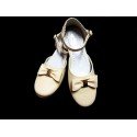 Ivory Leather Special Occasions Shoes Style 672