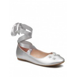 Girls Special Occasion Silver Shoes Style PEONY