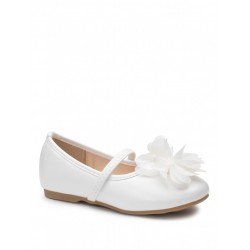 Baby Girl White Flower Special Occasion Shoes Style BLOOM