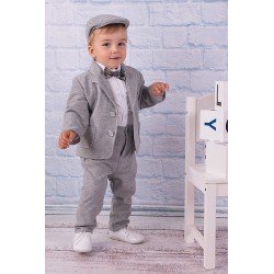Grey Baby Boy Outfit Style A054