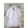 White Christening/Special Occasion FUR JACKET