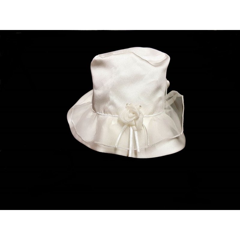 Ivory Baby Girl Christening Bonnet Style BONNET 03