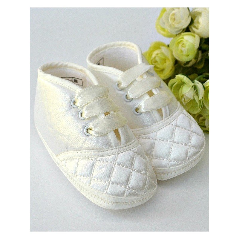ivory baby shoes
