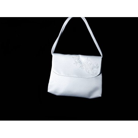 White Handmade First Holy Communion Handbag Style EMI 08