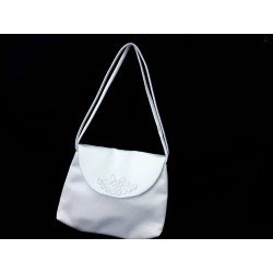 White Handmade First Holy Communion Handbag Style EMI 23