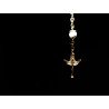 Baptism Baby Bracelet 10th Rosary White/Gold Style ROSARY 01