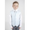 First Holy Communion/Special Occasion 5PC Grey Diamond Suit in Blue Style MARCO