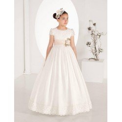 Lovely Ivory First Holy Communion Dress Style 7461