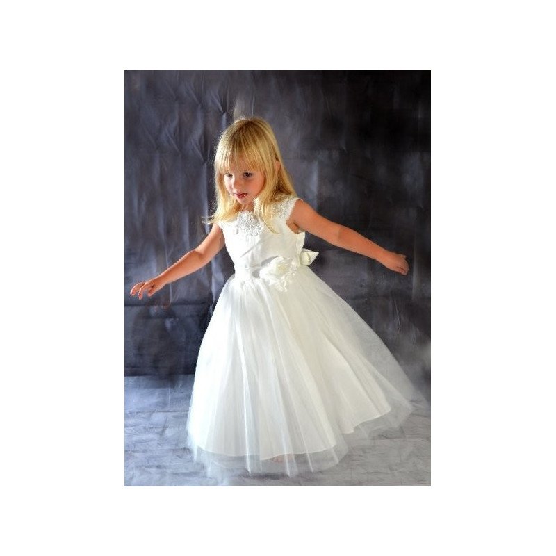 Beautiful Ivory Flower Girl Dress from Sevva Style KELLY