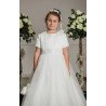 Communion Dress with Diamonts Belt style Cordelia 