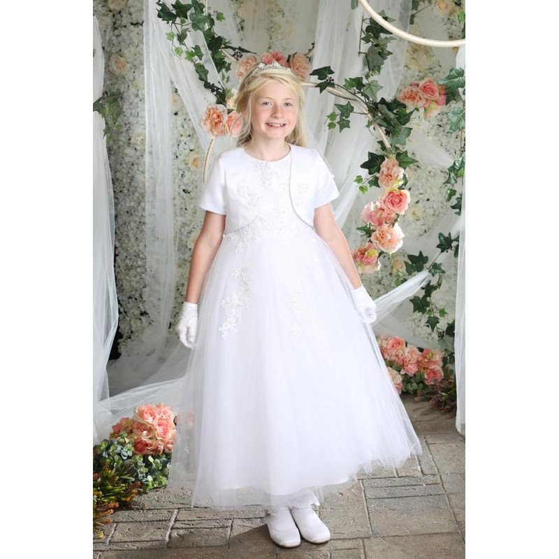 Richly Decorated Communion Dress with Bolero style Franchesca