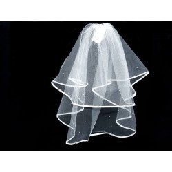 White First Holy Communion Veil Style 1981