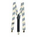 One Varones Stripey Holy Communion/Special Occasion Suspenders Style 10-09009C