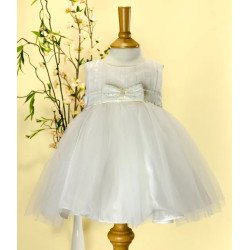 Special Occasions Ivory Tulle Baby Dress with Sequinned Sash Cindy by Sevva