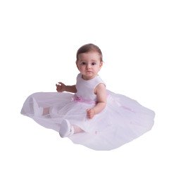 White/Pink Christening/Special Occasion Dress Style SUSAN