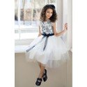 Navy/Ivory Confirmation/Special Occasion Dress Style 11/J/18