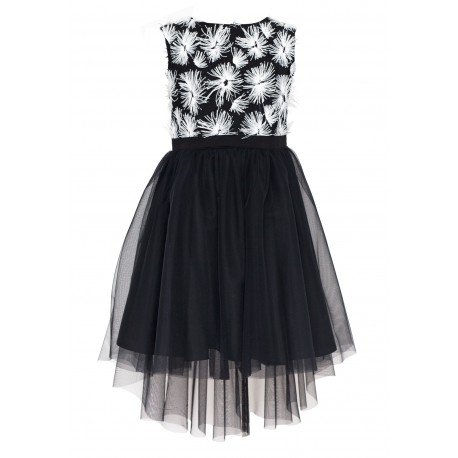 black and white occasion dress