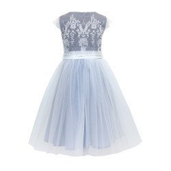 Ivory/Grey Confirmation/Special Occasion Dress Style 4/J/18