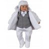 6 PCS CHRISTENING SUIT&JACKET VICTOR GREY