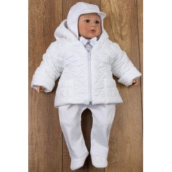 6 PCS CHRISTENING SUIT&JACKET VICTOR GREY