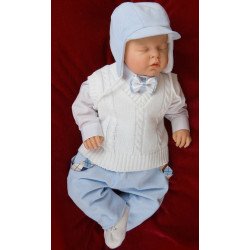 7 Pcs Christening Suit&Jacket Vito