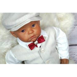 Ivory/Red Baby Boy Christening/Special Occasion Suit Style MILAN