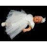 Baby Girl Christening 3 Pieces Ivory Set Style 365325