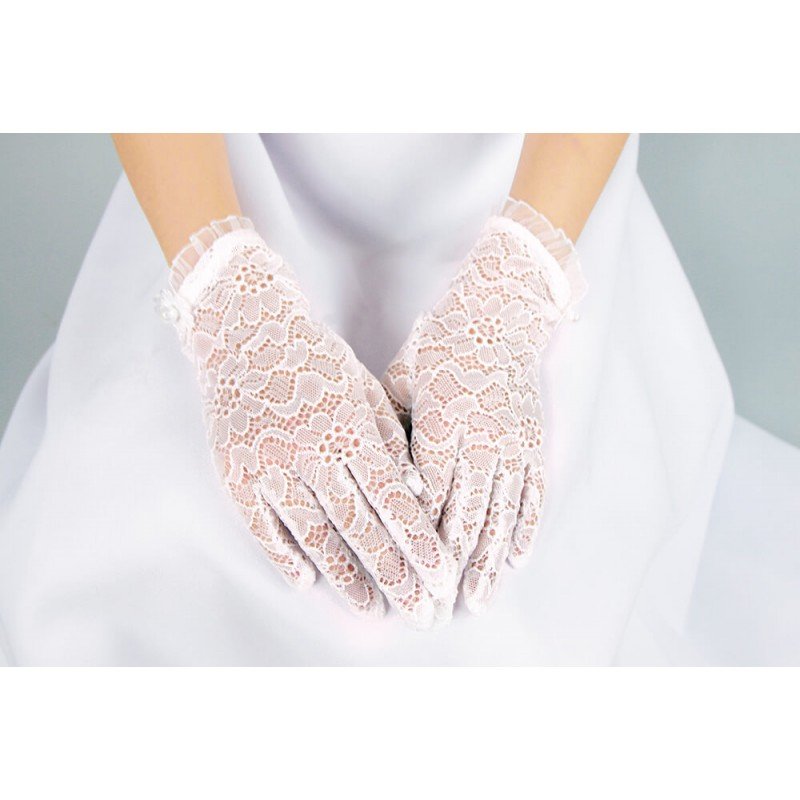 lace communion gloves