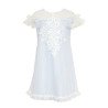 Blue/White Confirmation/Special Occasion Dress Style 32B/SM/19