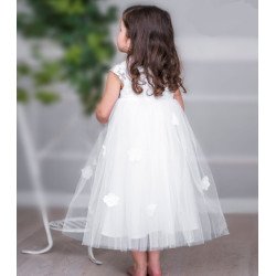 White Handmade Baby Girl Christening Dress Style LAURA BIS