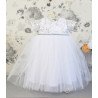 White Handmade Baby Girl Christening Dress Style TESSA