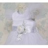 White Handmade Baby Girl Christening Dress Style NADIA