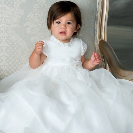 christening gown and bonnet