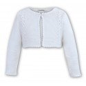 SARAH LOUISE WHITE BABY GIRL CHRISTENING CARDIGAN STYLE 006700