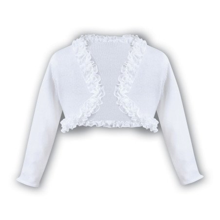 Sarah Louise White Baby Girl Christening Cardigan Style 006675