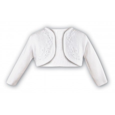 SARAH LOUISE WHITE BABY GIRL CHRISTENING CARDIGAN STYLE 006787