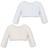 Sarah Louise Ivory Knitted Bolero Style 006719