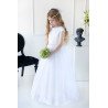 Handmade White First Holy Communion Dress Style MICHELLE