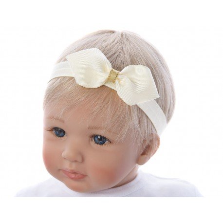 baby girl christening headband